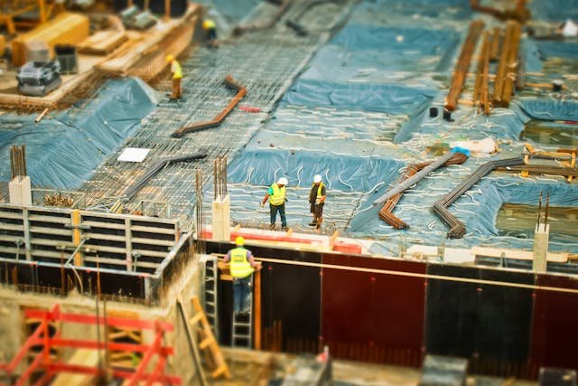 Obra de construcci&oacute;n moderna
